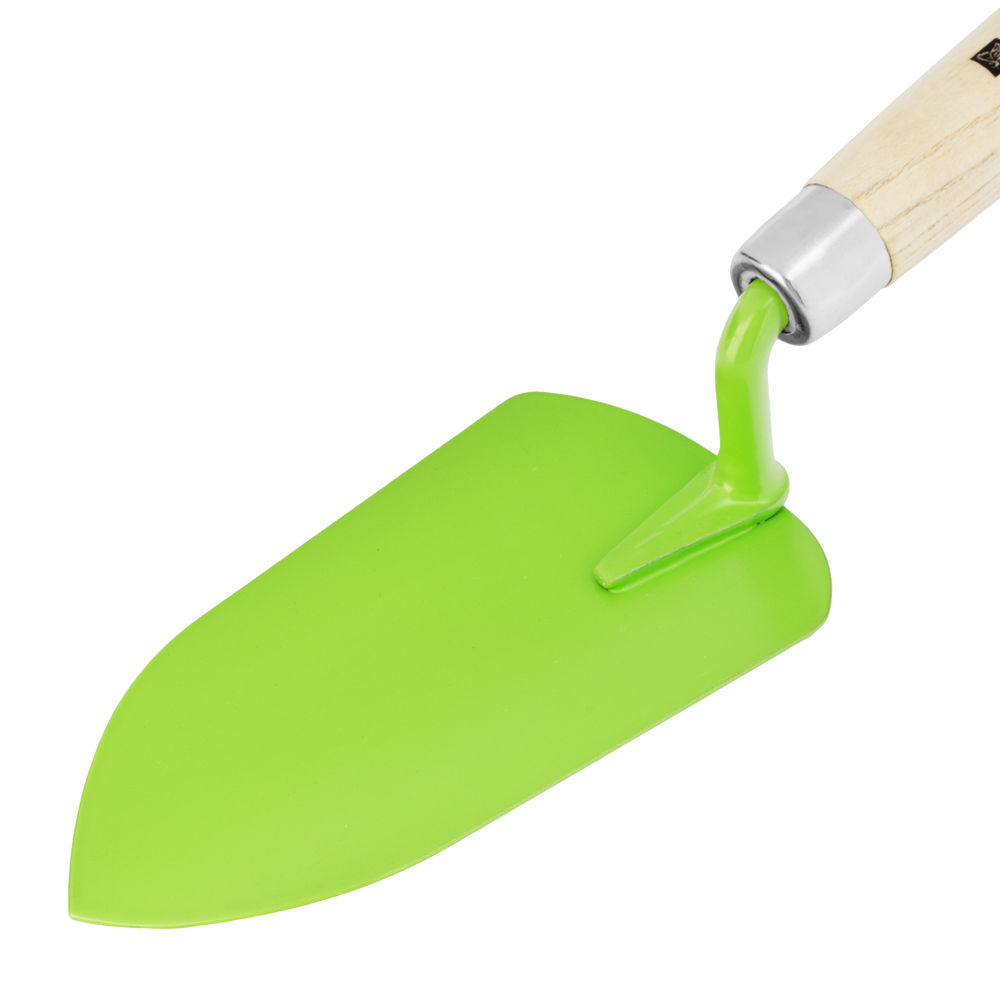 Совок посадочный широкий, 95 х 350 мм, стальной, деревянная рукоятка, Classic, Palisad (62605)