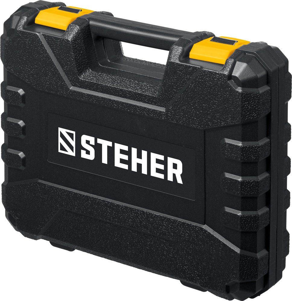 Дрель-шуруповерт бесщеточная 12 В, 35 Н·м, 2 АКБ (2 А·ч), кейс STEHER CDB-120-2