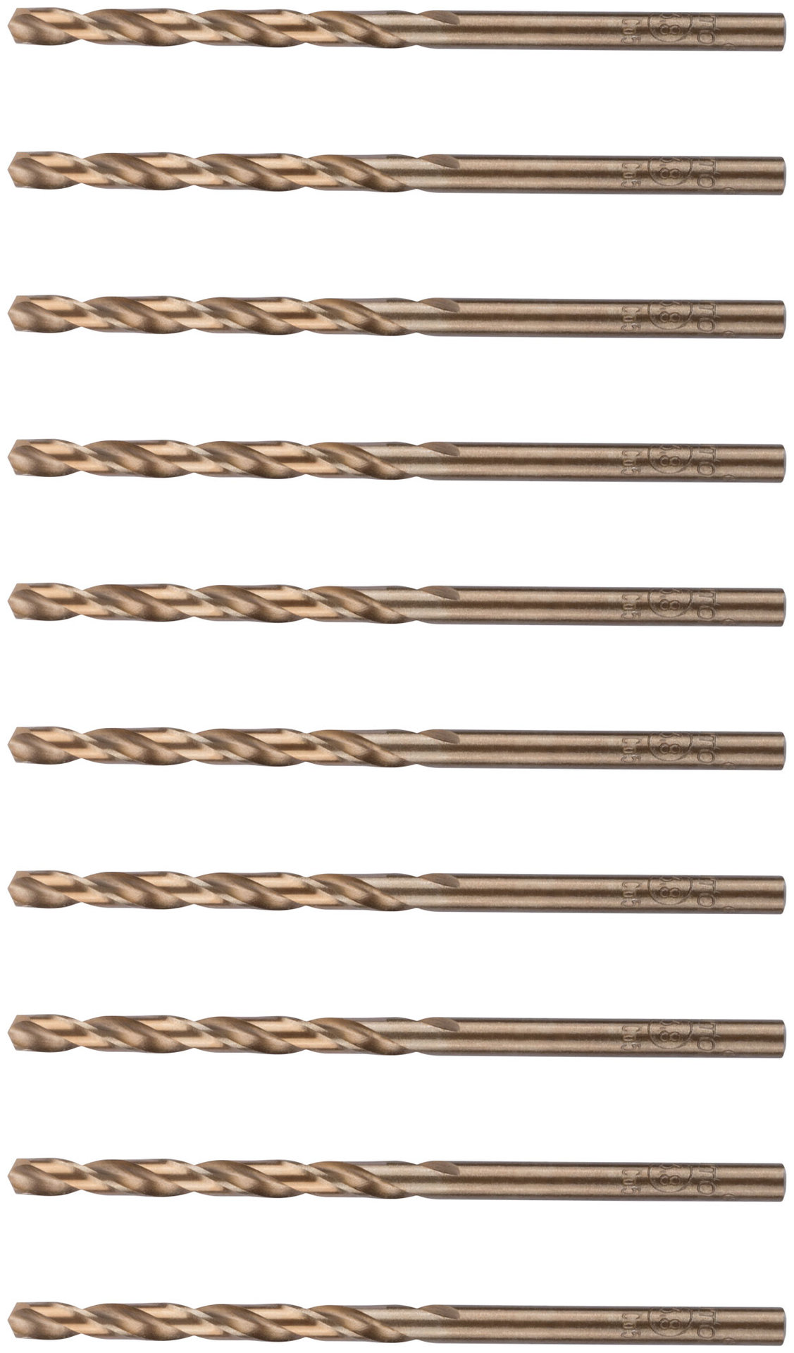 Сверло по металлу Cutop Profi с кобальтом 5%, 3,8 x 75 мм (10 шт) (48-38-10)