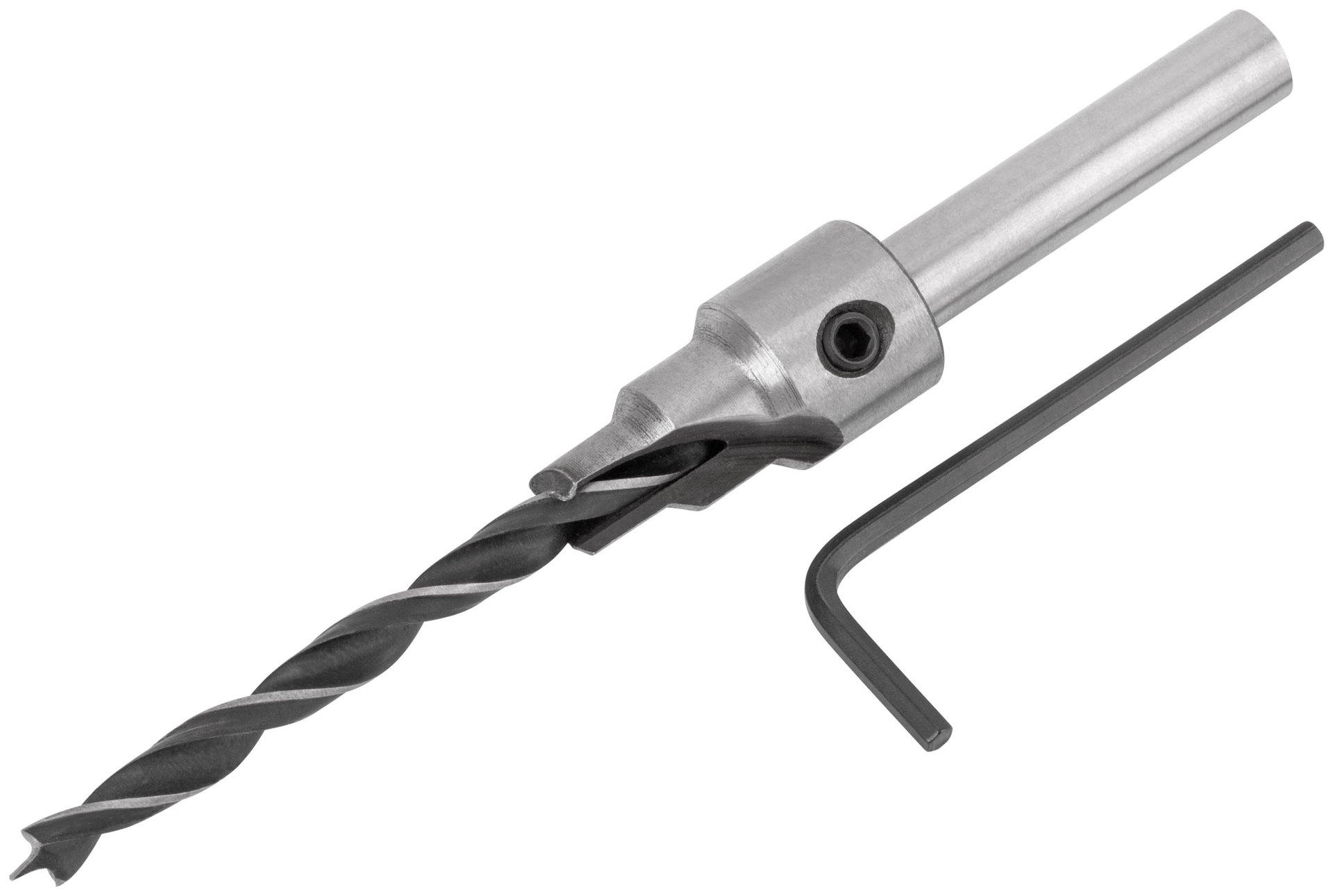 Сверло с зенкером для мебельных стяжек 5 мм/зенкер 9,5 мм (для стяжки 7х70) (36432)