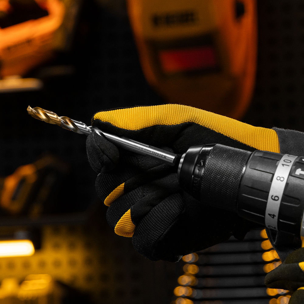 Сверло спиральное по металлу 8,5 x 117 мм, Р6М5, Golden Tip Denzel (718240)