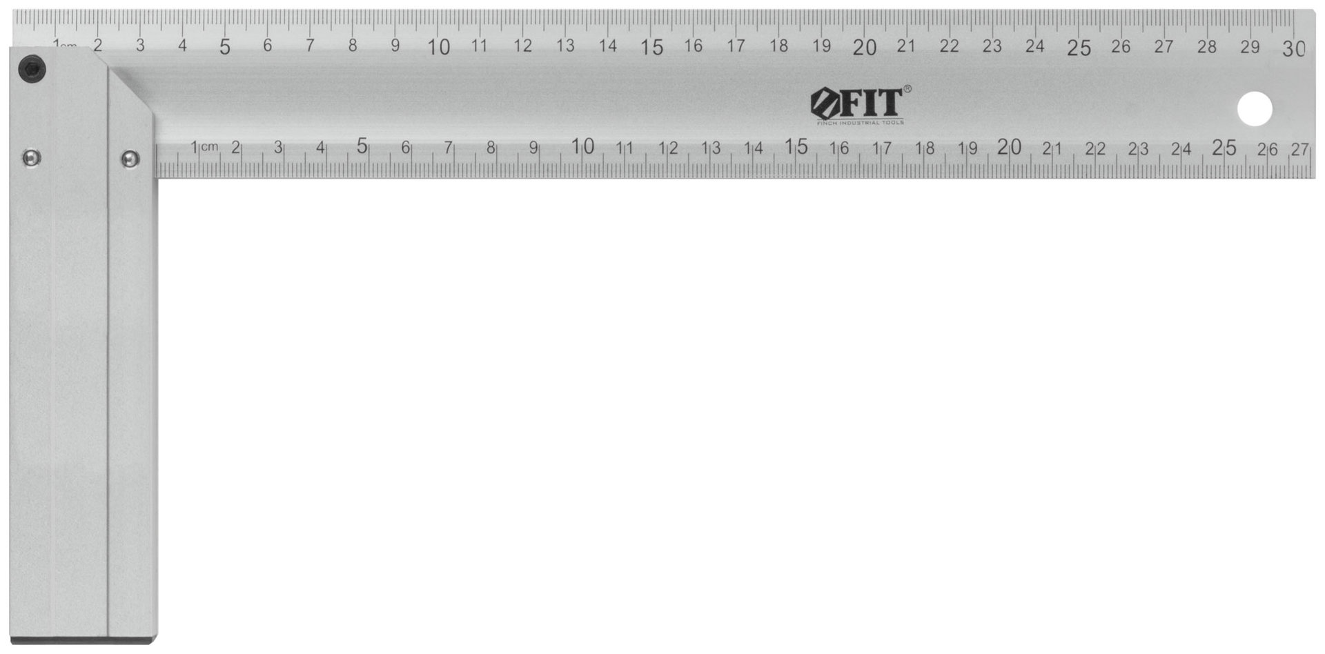 Угольник столярный литой алюминиевый Профи 300 мм (19553)