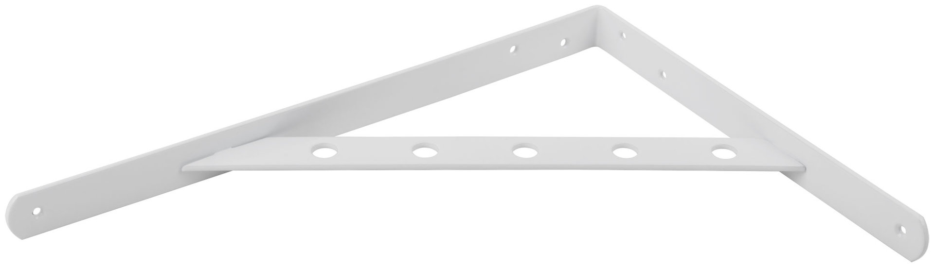 Уголок-кронштейн усиленный белый 350х250 мм (66109)