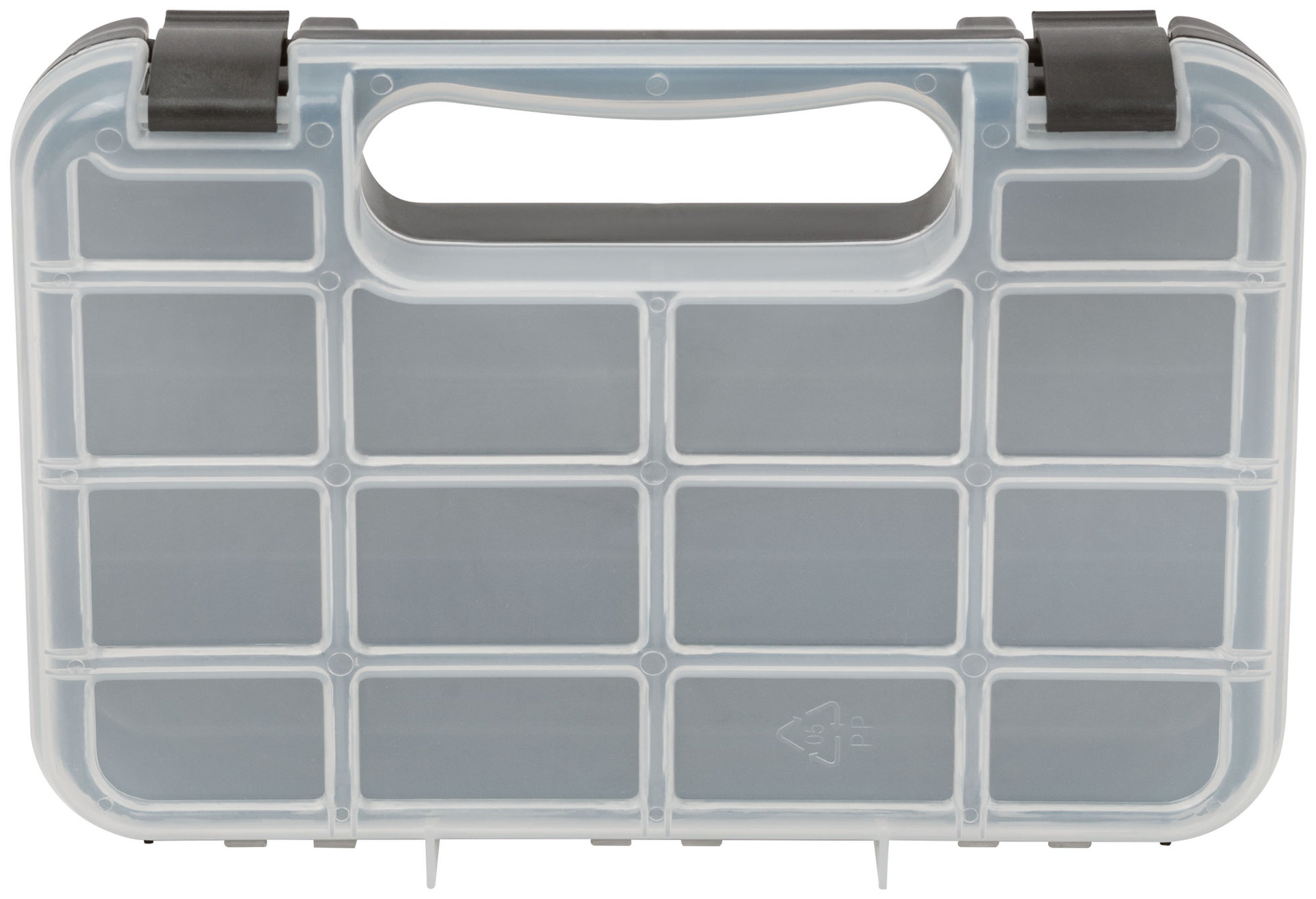 Ящик для крепежа (органайзер) прозрачный 9,5 ( 245х180х45 мм )