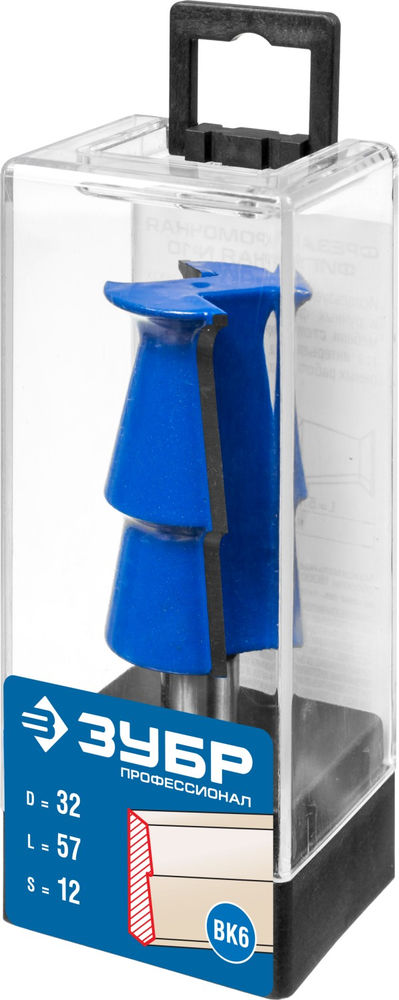 Фреза кромочная калевочная №10 32?57 мм ЗУБР Профессионал 28721-32