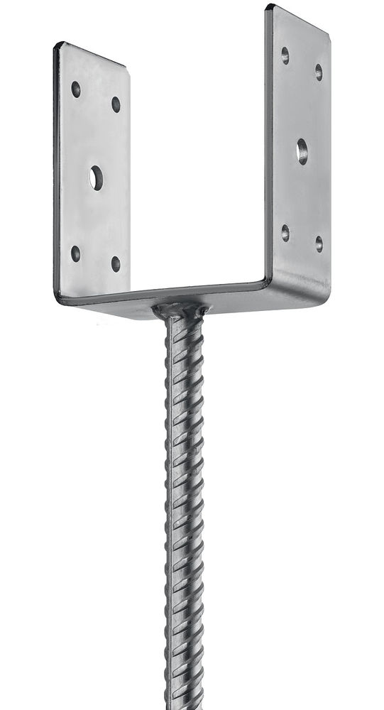 Основание столба ОС-U, U-образное, 101 x 120 x 60 мм ЗУБР 310286-100