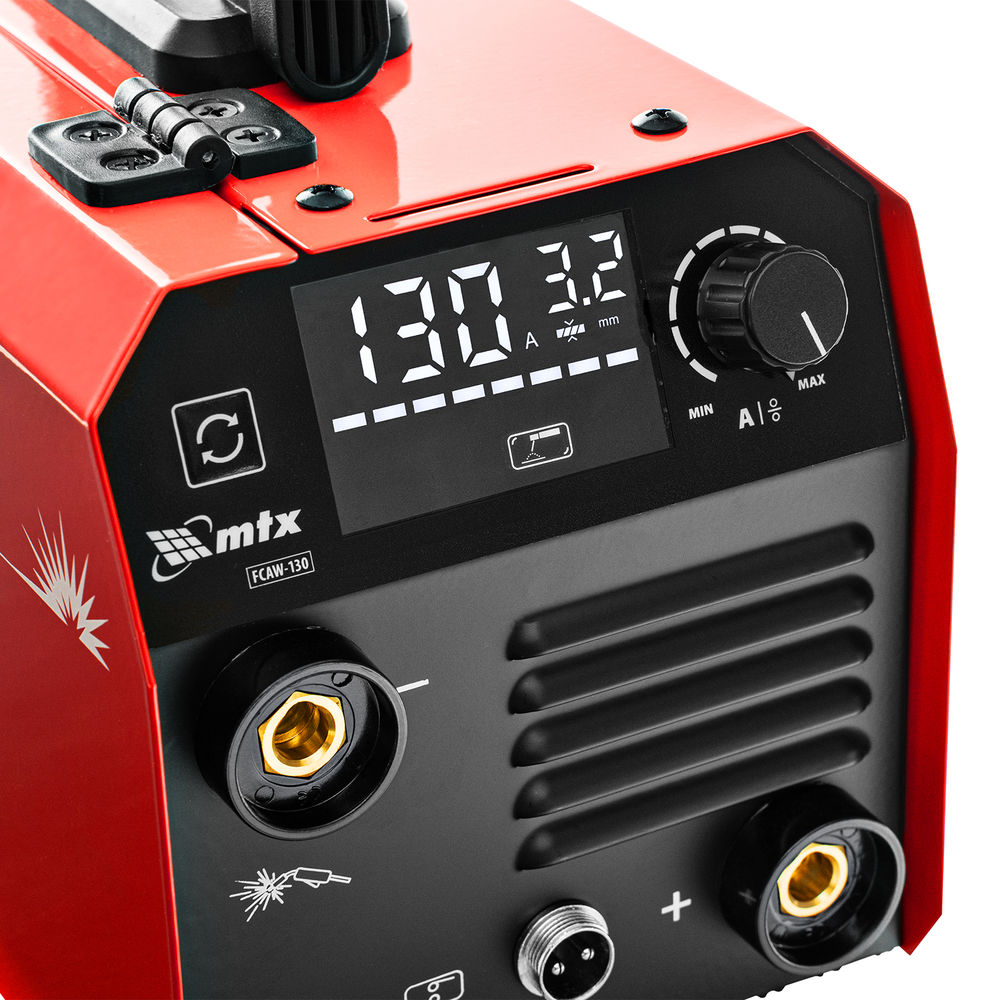 Аппарат инвертор. полуавтомат. cварки FCAW-130, 130 А, ПВ 60%// MTX (94300)