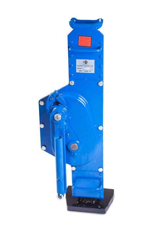 Домкрат реечный TOR ДРН 10000 10 т с низким подхватом и обрезиненной ручкой (1045393)