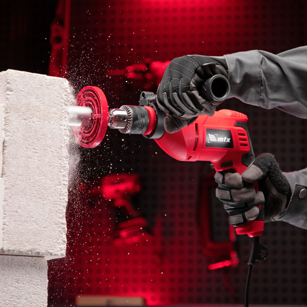 Дрель ударная MID-750, 750 Вт, 0-3000 об/мин, 0-48000 уд/мин MTX (26382)