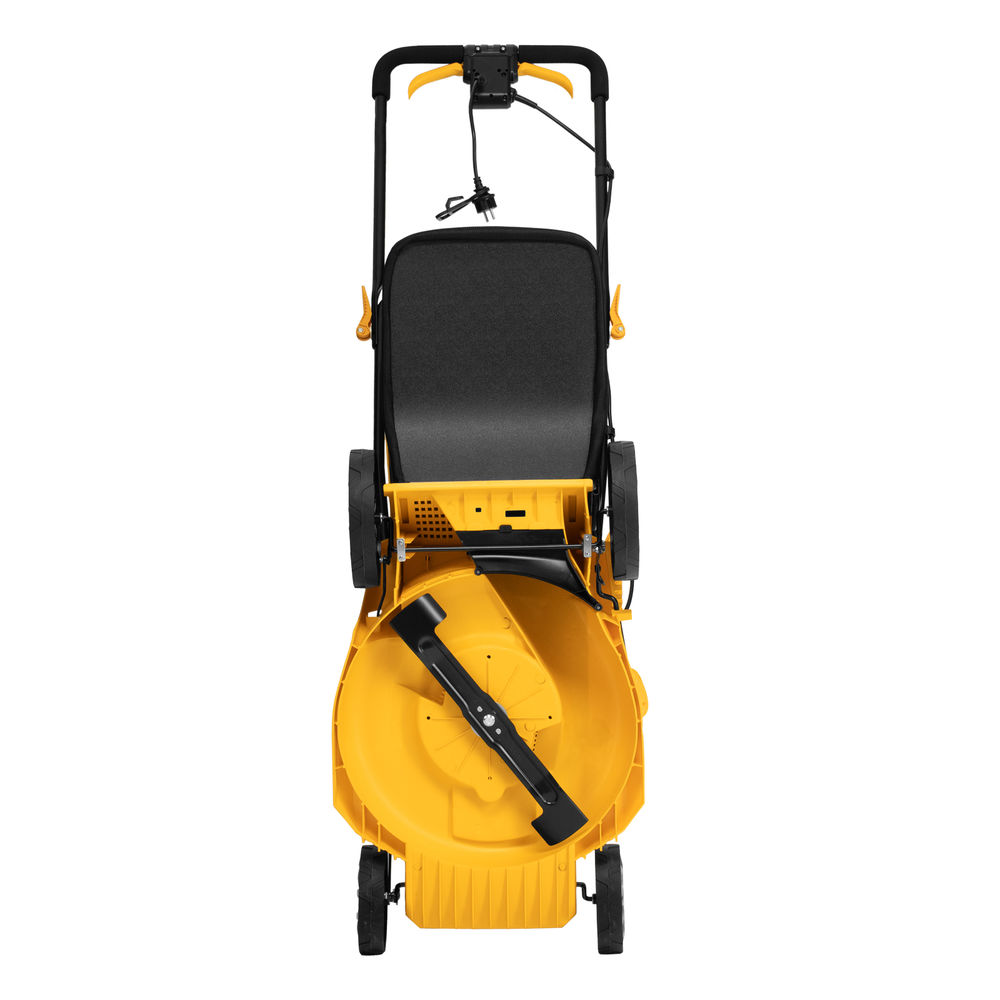 Газонокосилка электрическая GMC-2000, шир. 44см, 2000 Вт, 6 уров., травосб. 45 л Denzel (96630)