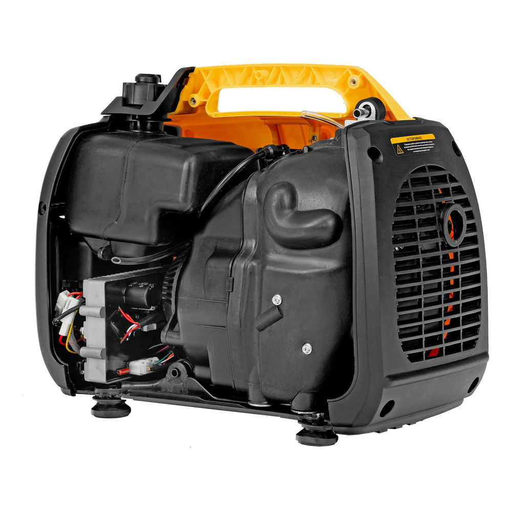 Генератор инверторный GT-1200iS, 1.2 кВт, 230 В, бак 2.4 л, закрытый корпус, ручной старт Denzel (94701)