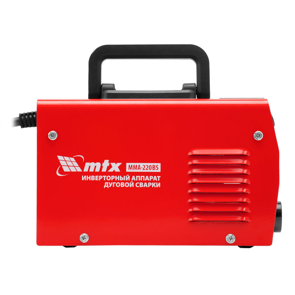 Инверторный аппарат дуговой сварки MMA-220BS, 220 А, ПВ 60% MTX (94399)