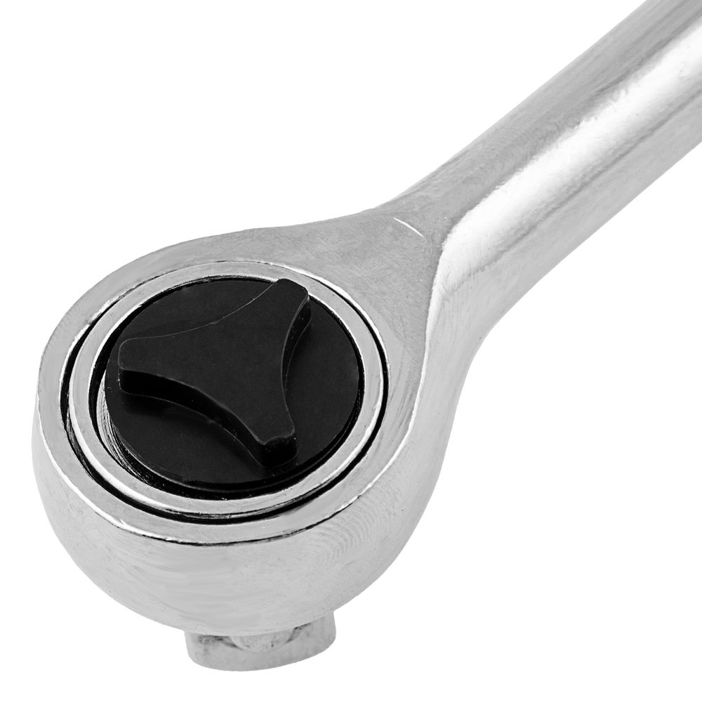 Ключ-трещотка 1/2, 45 зубьев, с переключателем, хром Sparta