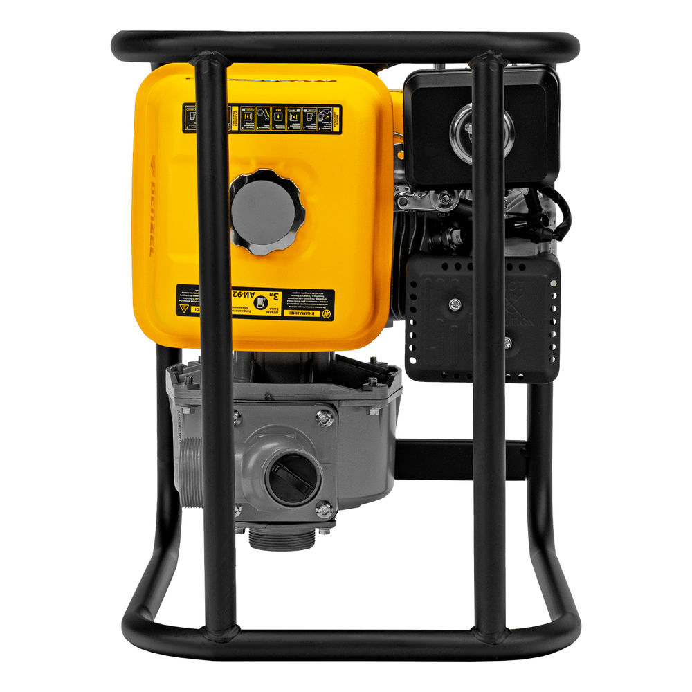 Мотопомпа бензиновая для чистой воды PX-50, 7 л.с, 2, 600 л/мин, глубина 8 м, напор 30 м Denzel (99201)