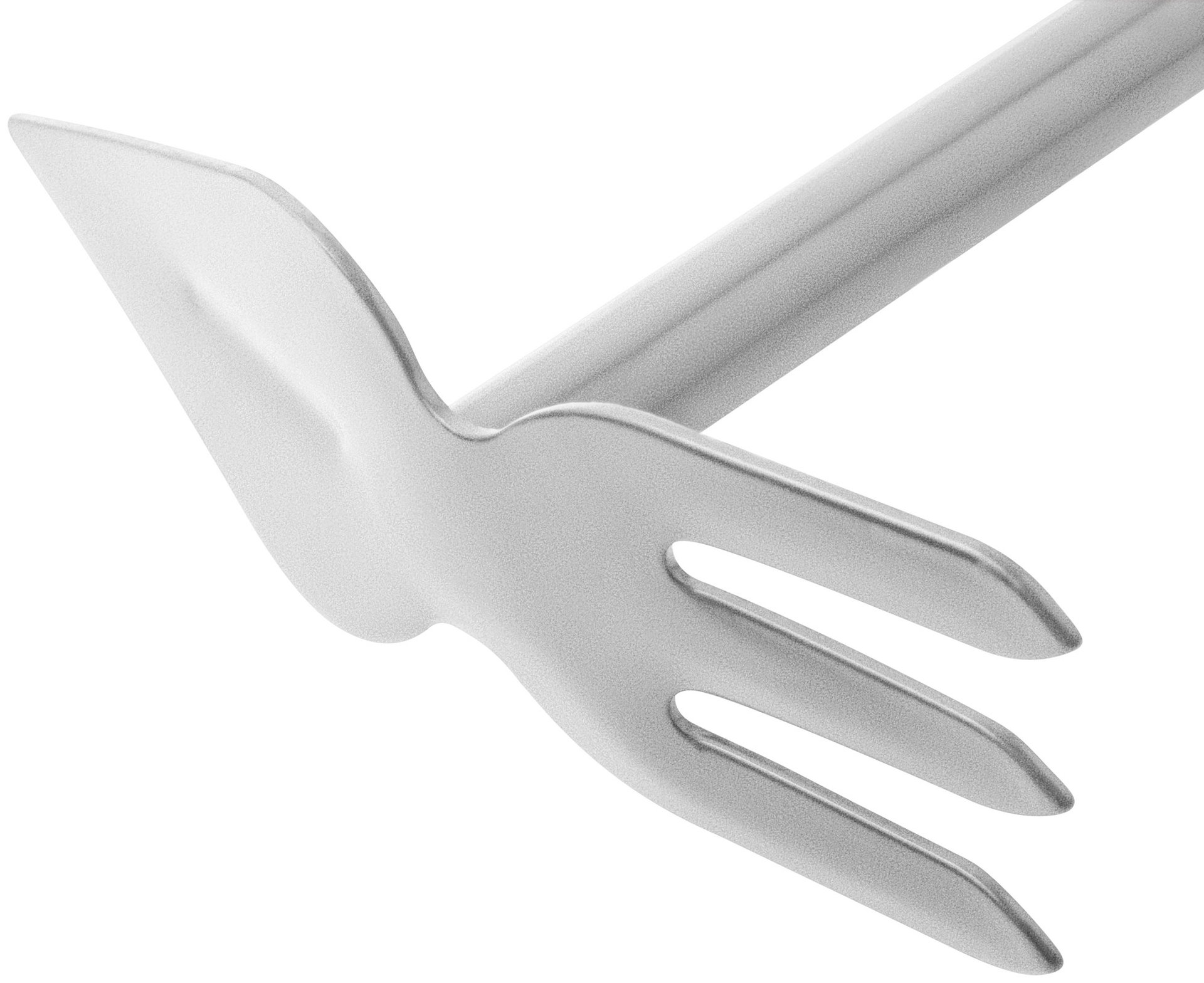 Мотыжка с ручкой МК-2(м) цельнометаллическая 3 зуба, лепесток (76857)