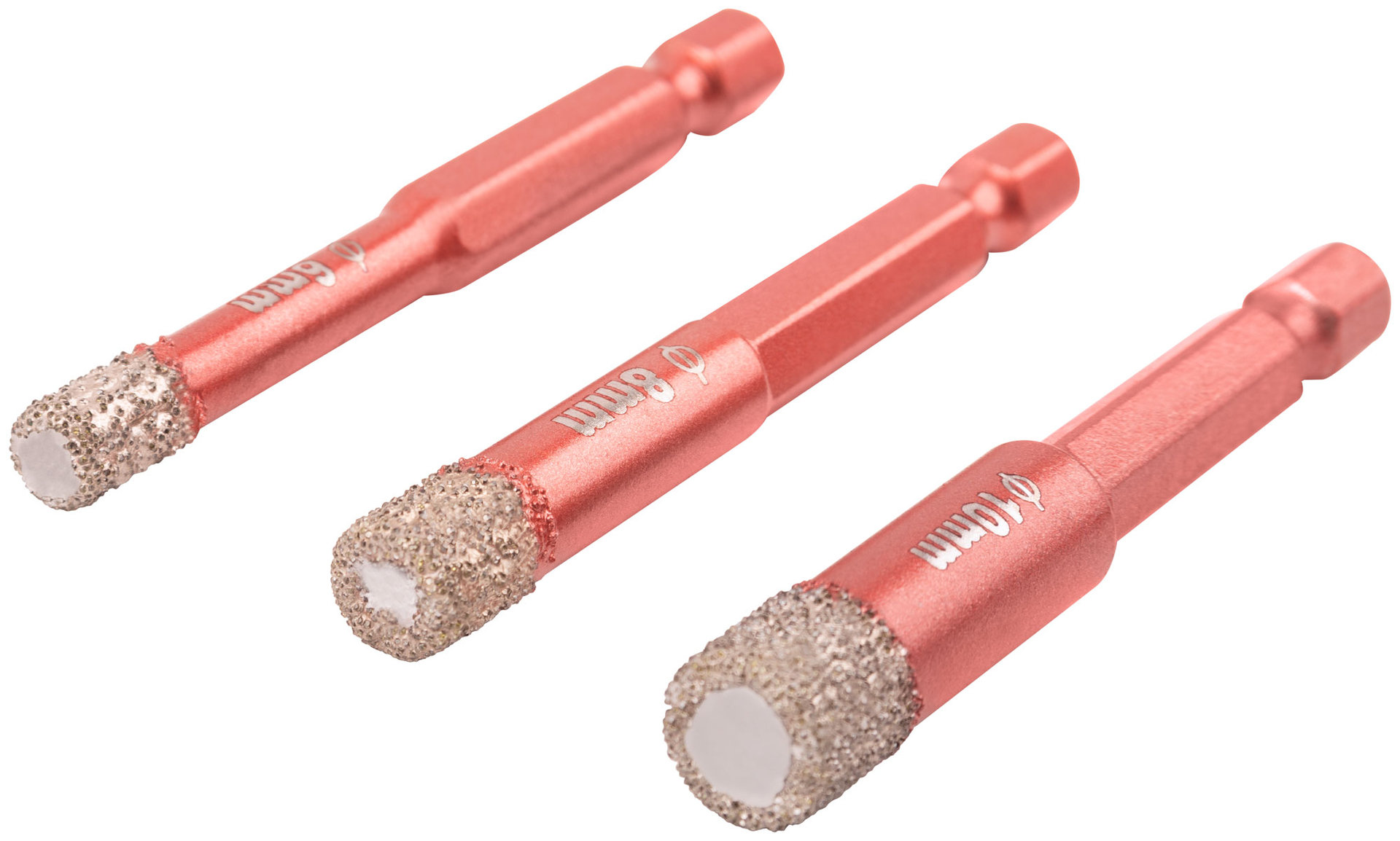 Набор коронок алмазных универсальных CUTOP Special, шестигранный хвостовик 1/4, 6/8/10 x 10 х 67 мм