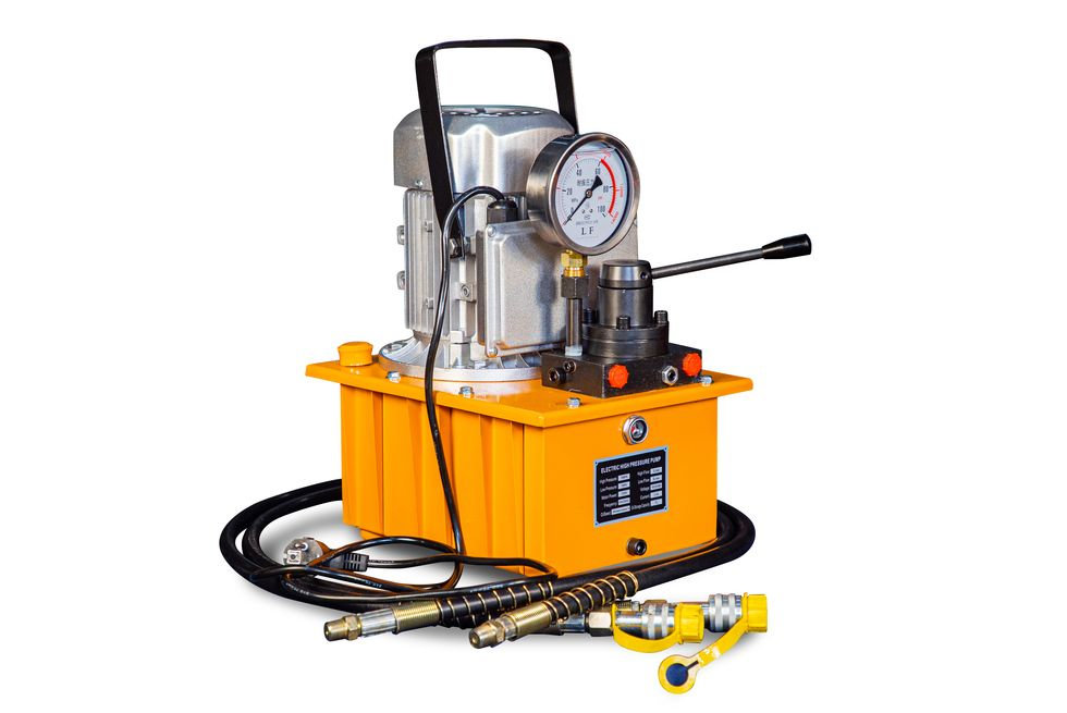 Насос электрогидравлический двусторонний TOR HHB-630B 220В, 0,75кВт, 8л (105632)