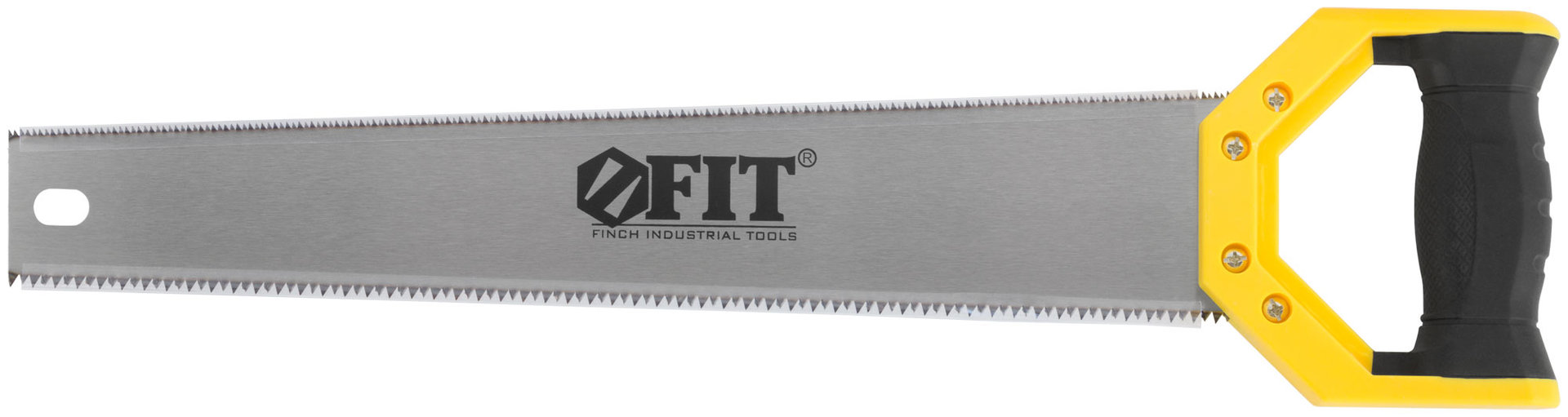 Ножовка по дереву двусторонняя, каленый средний/мелкий зуб 7 TPI /11 ТPI, 400 мм (40580)