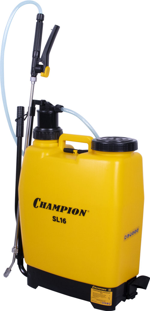 Опрыскиватель рычажный CHAMPION SL16 (0,5-2,5м бак 16л 2,6 кг) (SL16)