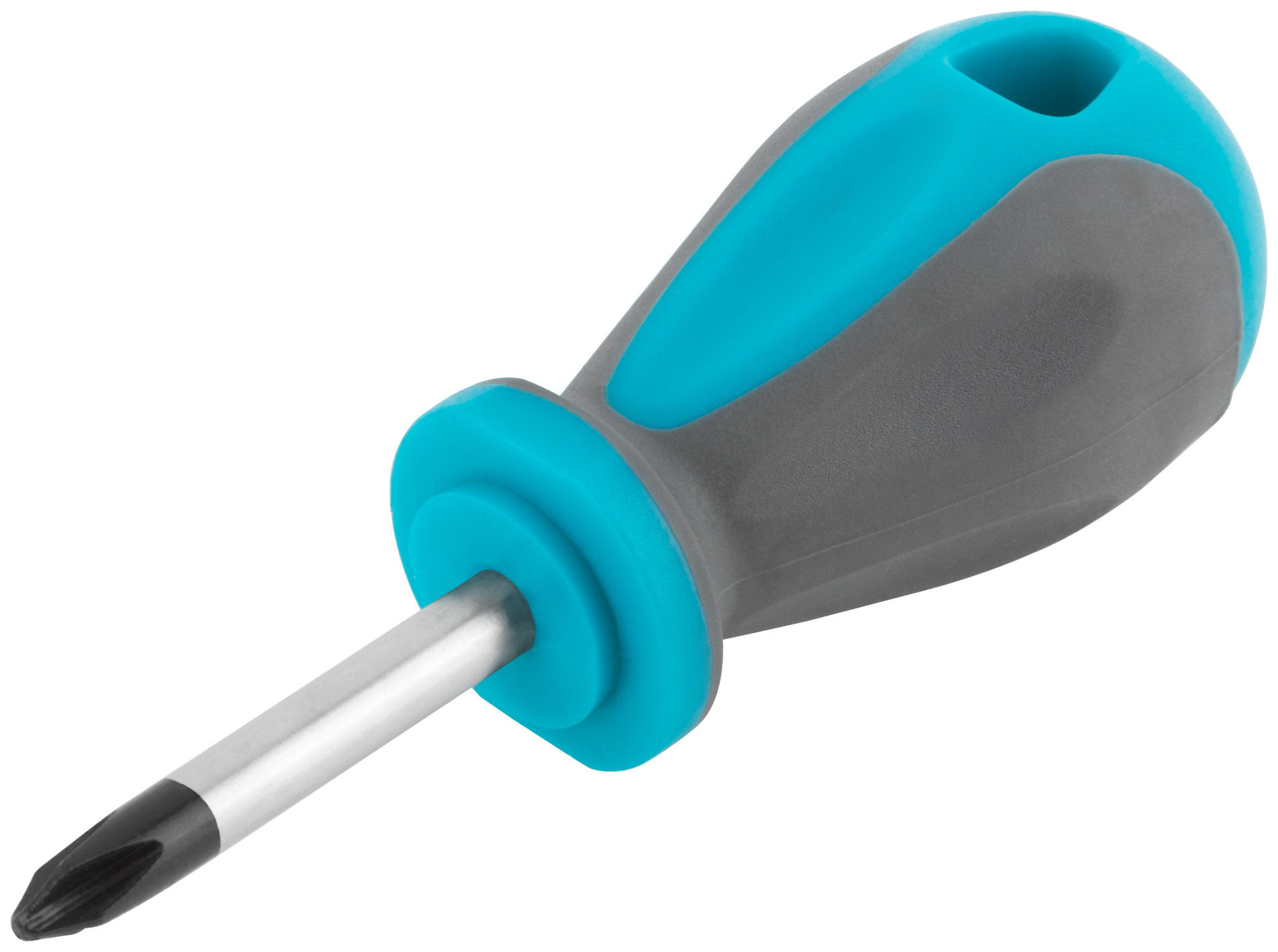 Отвертка, CrV сталь, прорезиненная ручка PH2 x 38 мм (53700М)