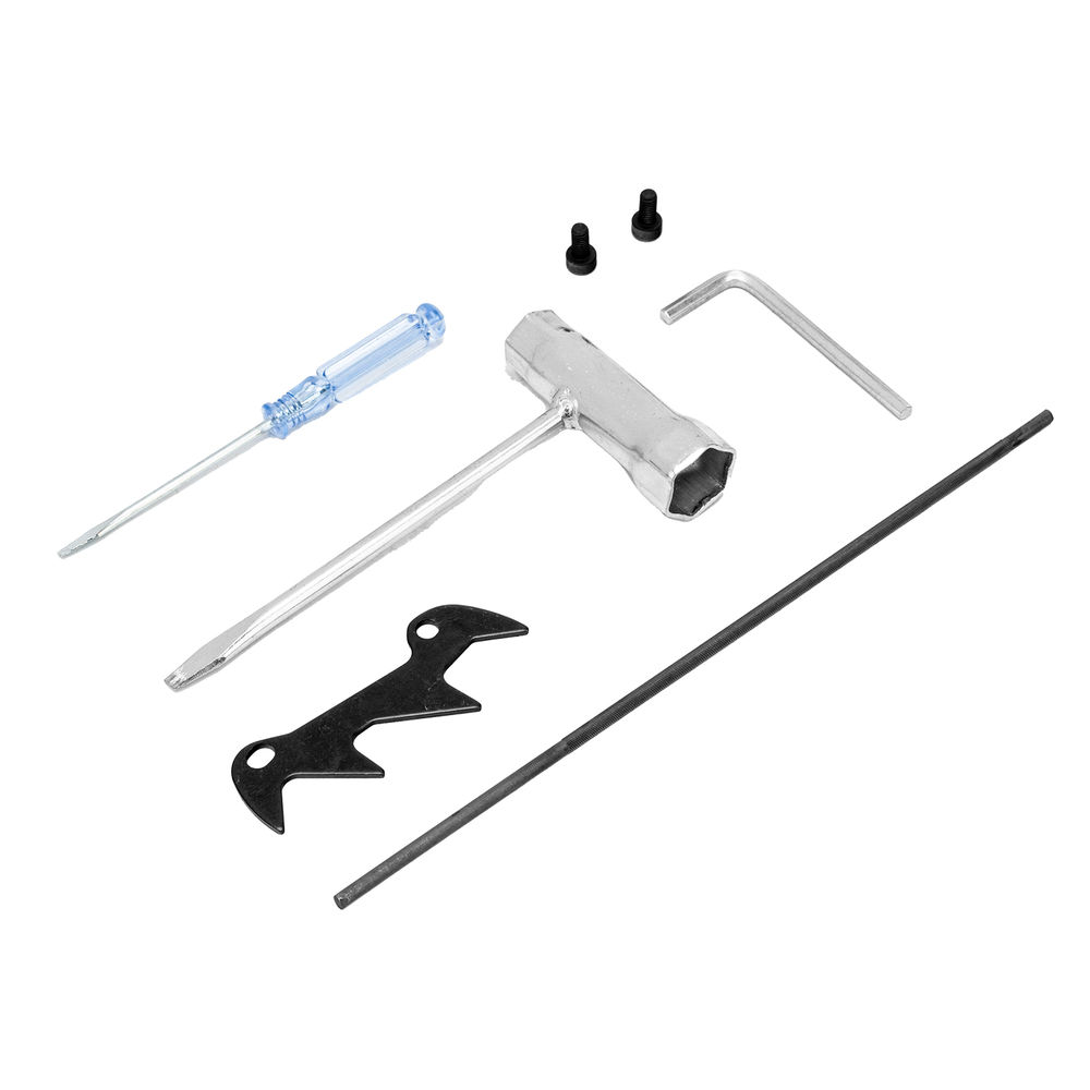 Пила цепная бензиновая DGS-4516, шина 40 см, 45 см3, 3 л.с, шаг 3/8, паз 1.3 мм, 57 звеньев Denzel (95230)