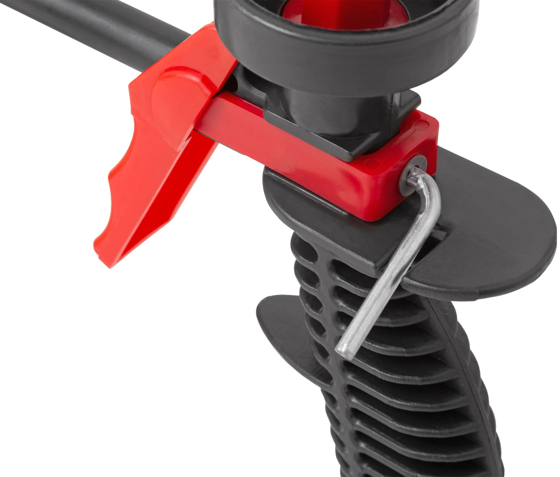 Пистолет для монтажной пены, пластиковый корпус, пластиковая трубка (14257)