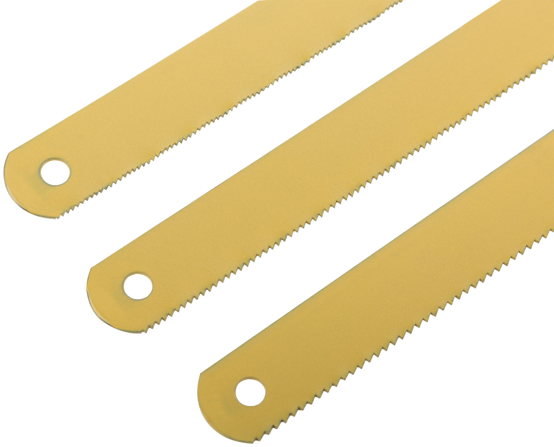 Полотна ножовочные по металлу односторонние 300 мм, набор 6 шт. на подвесе ( 18ТPI+24ТPI+32ТPI ) (40176)