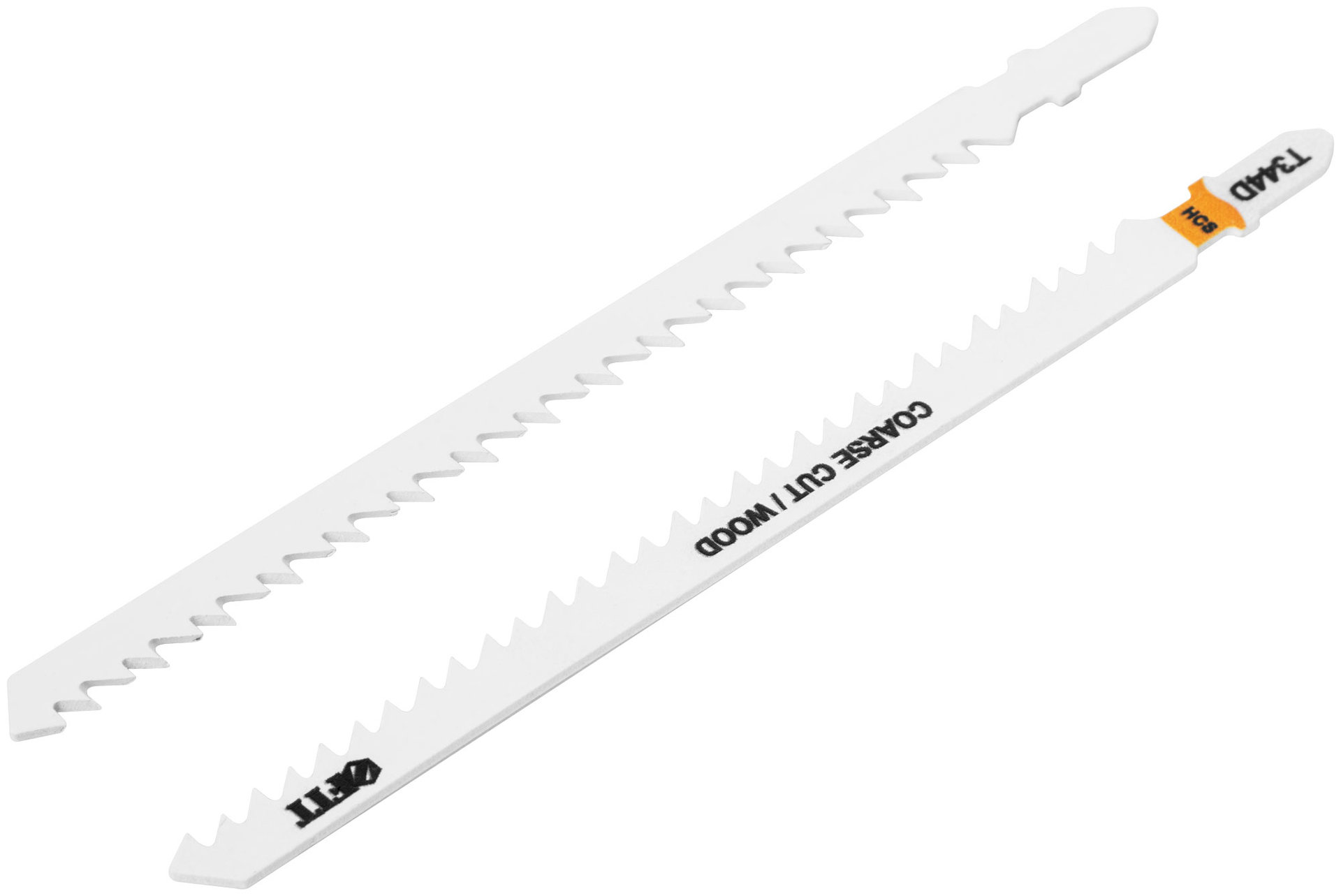Полотна по дереву, HCS, разведенные, шлифованные зубья 151/126/4 мм (T344D), 2 шт. (40942)