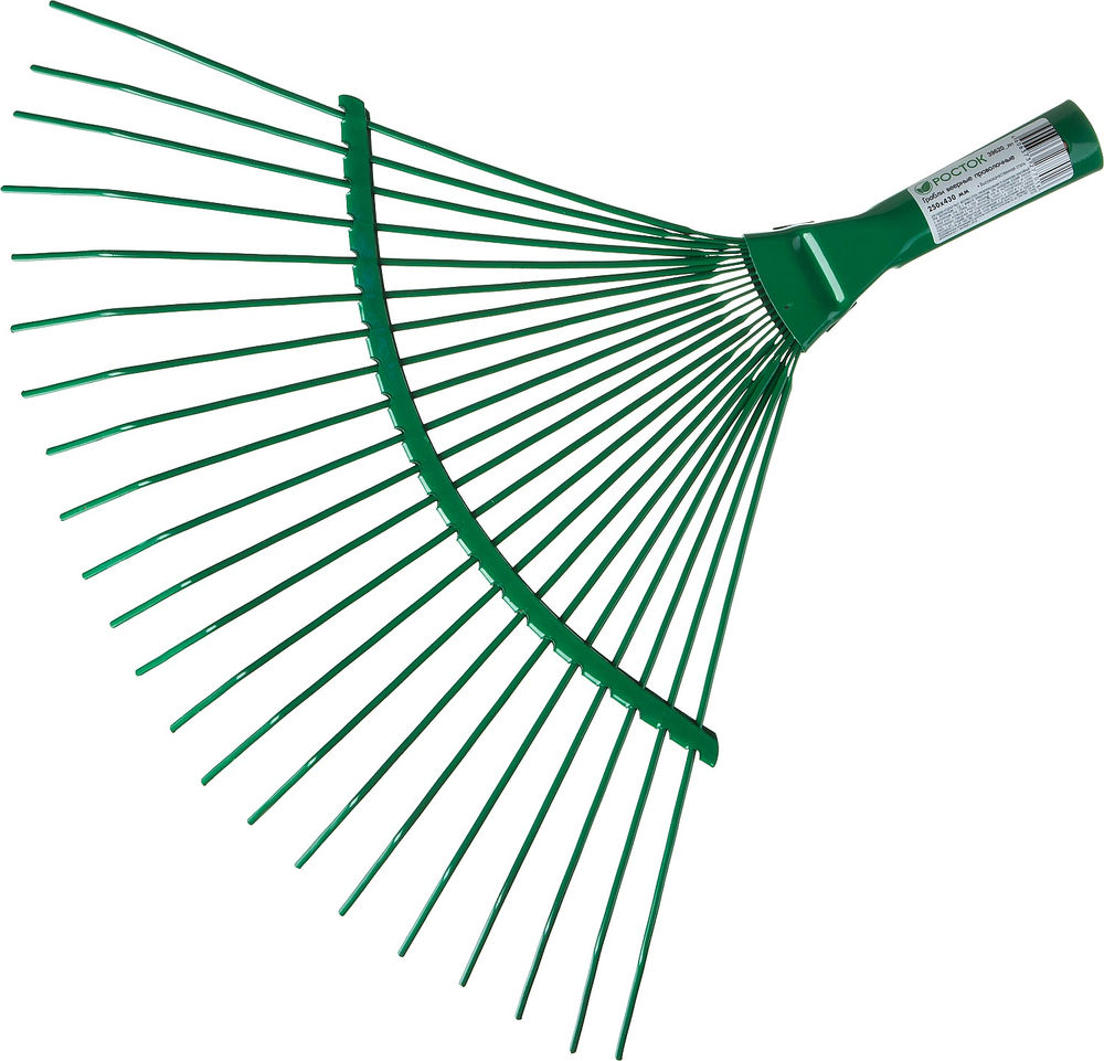 Веерные грабли 375 х 430 мм, металлические, проволочные, без черенка РОСТОК PB-22W 39620_z01