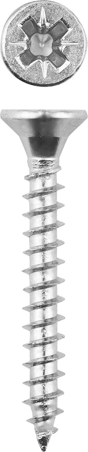 Саморез универсальный 45 х 6.0 мм, белый цинк, 150 шт СУ-Б ЗУБР 4-300371-60-045