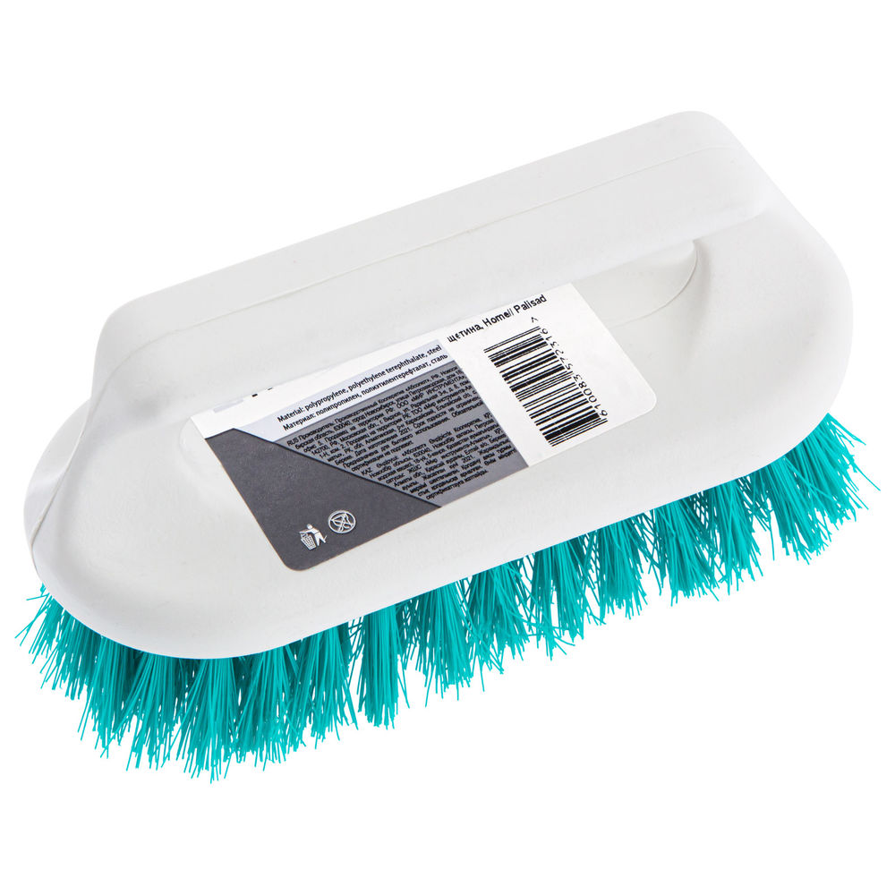 Щетка универсальная, 140 x 60 мм, бирюзовая щетина, Home Palisad (935655)