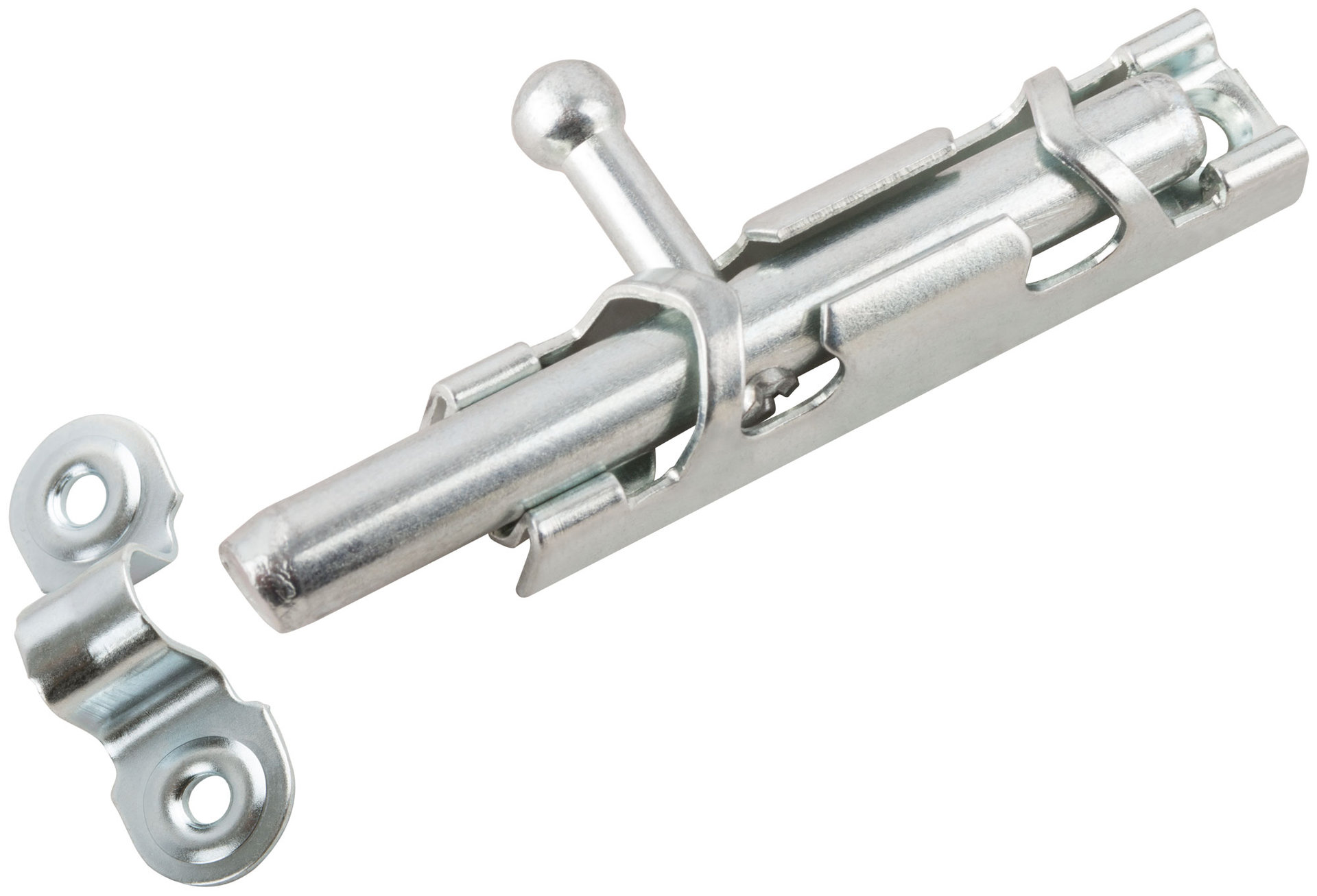 Шпингалет накладной, 60 мм, цинк (66701)