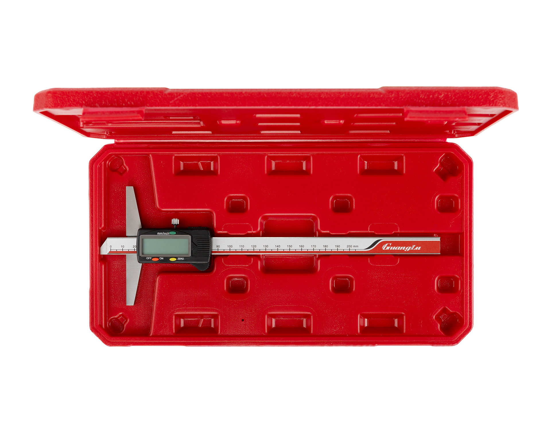 Штангенглубиномер цифровой 0-200 0,01 121-202 Guanglu