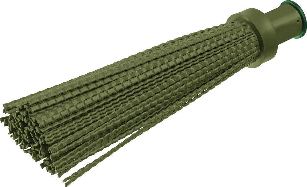 Пластиковая метла круглая 420 х 110 мм полипропилен коническое резьбовое соединение СИБИН 39221_z02