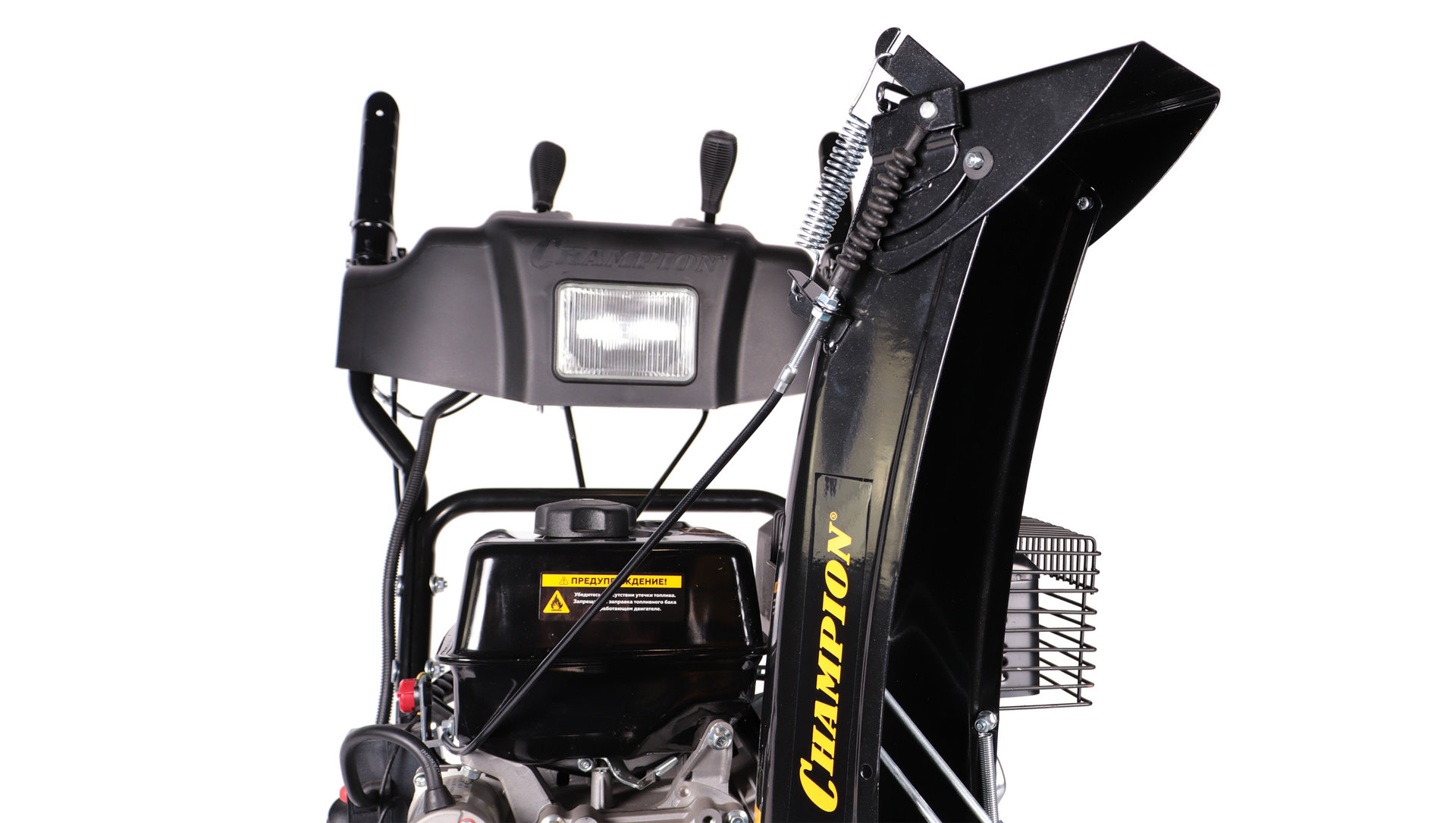 Снегоотбрасыватель CHAMPION ST861 (8лс 61см 6F/2R колеса 6л 85кг эл.стартер,фара, обогрев) (ST861)