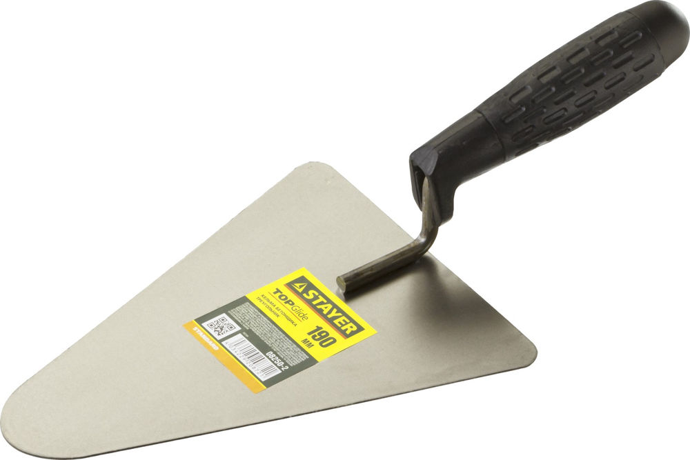Кельма бетонщика 190 x 150 мм, пластмассовая ручка STAYER 08250-2