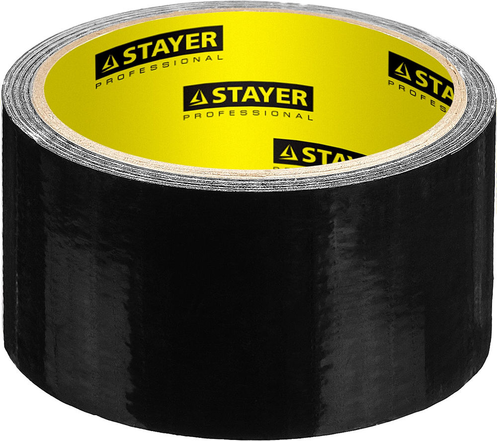 Лента армированная 48 мм, 10 м, черная STAYER Professional 12086-50-10