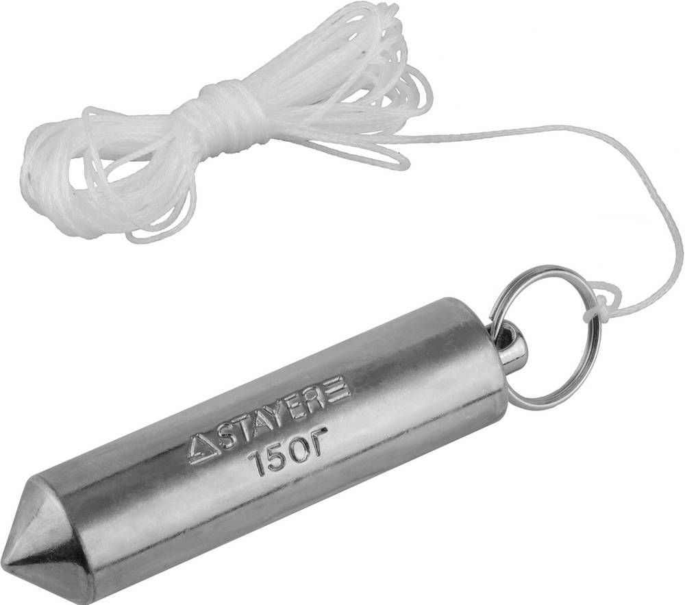 Отвес строительный со шнуром 5 м, 150 г STAYER 0635-15_z01
