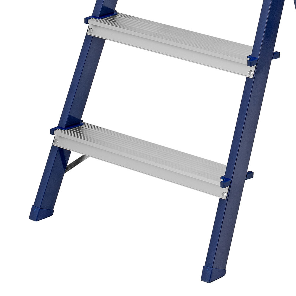 Стремянка двусторонняя 5 ступеней, стальная, Сибртех (97935)