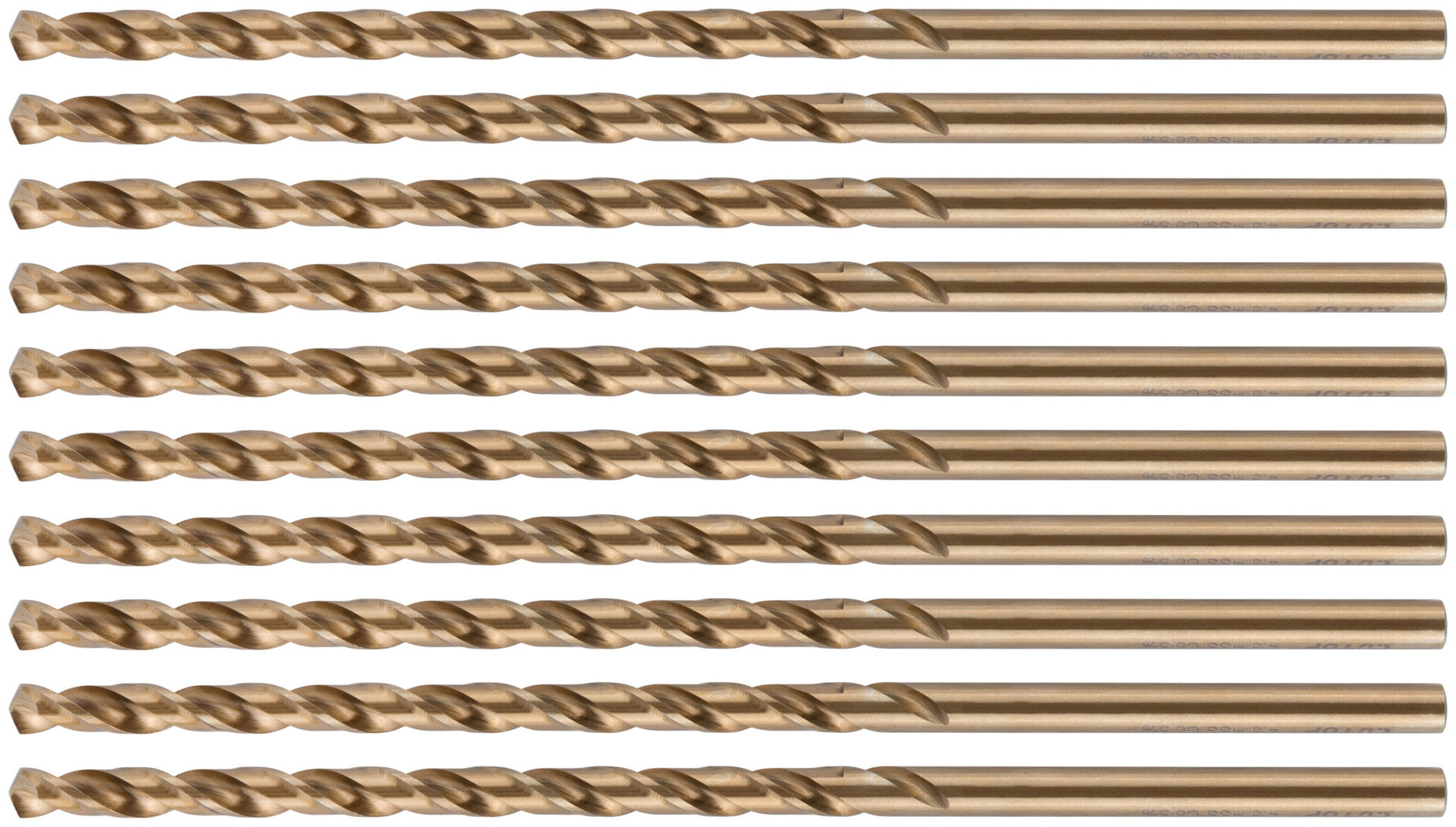 Сверло по металлу удлиненное CUTOP Profi с кобальтом 5%, 4,5 х 126 мм(10 шт.) (48-45-126)