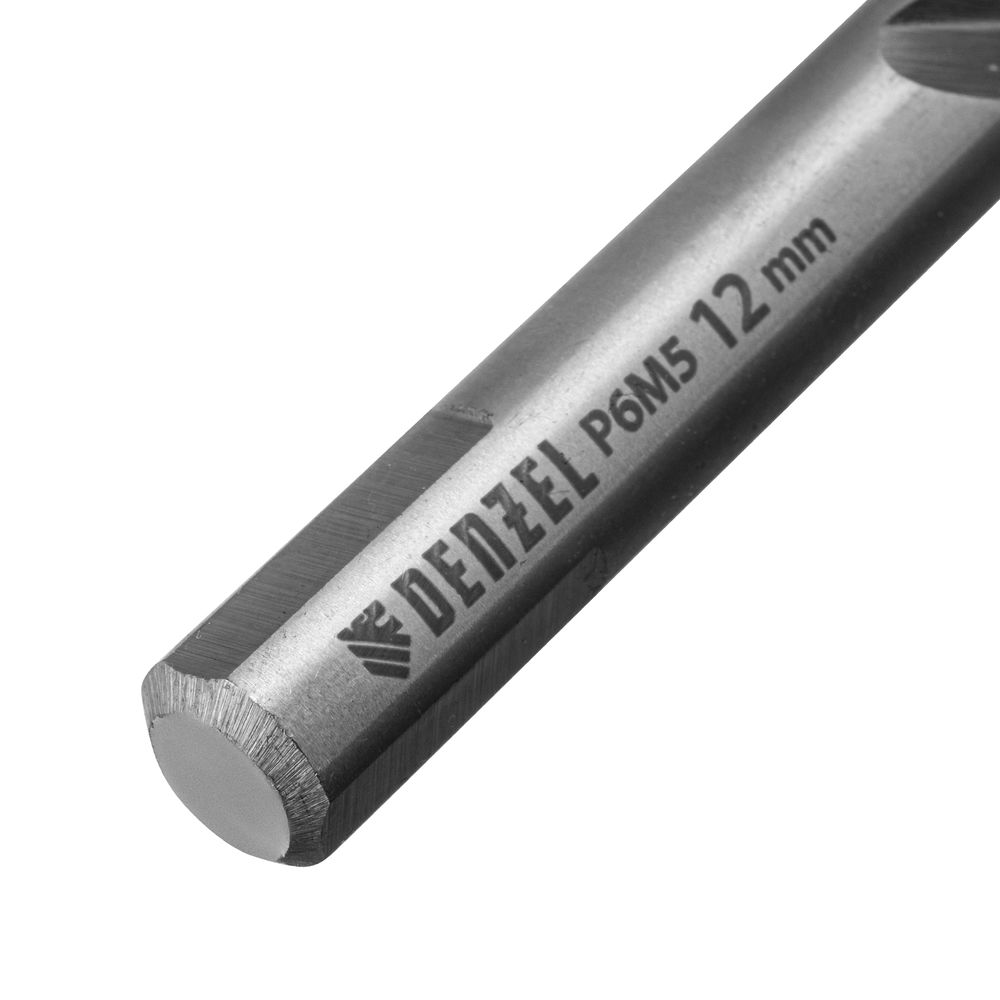 Сверло спиральное по металлу 12 x 151 мм, Р6М5, Golden Tip Denzel (718244)