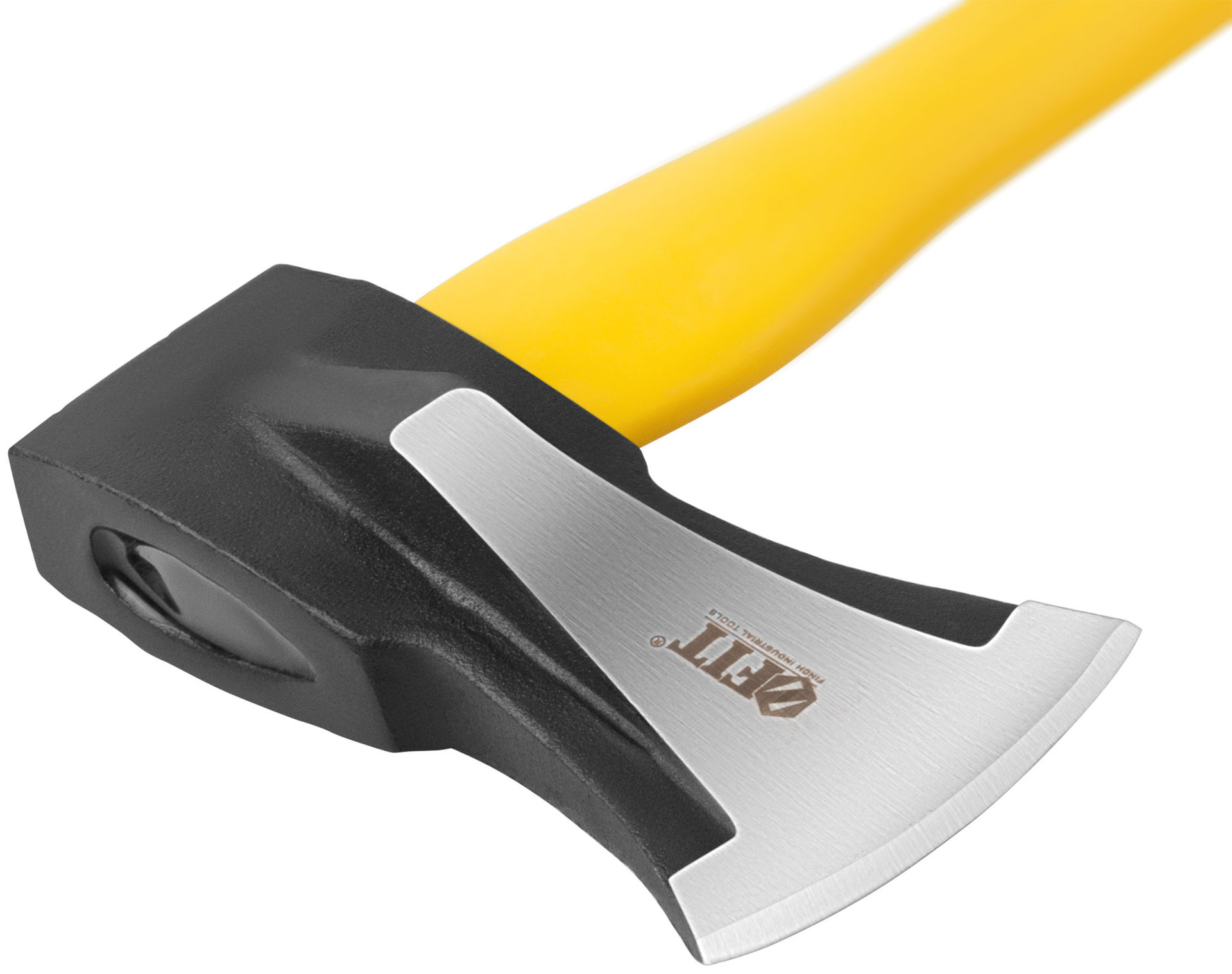 Топор-колун ушастый кованый, фиберглассовая длинная ручка 800 мм, 3000 гр.