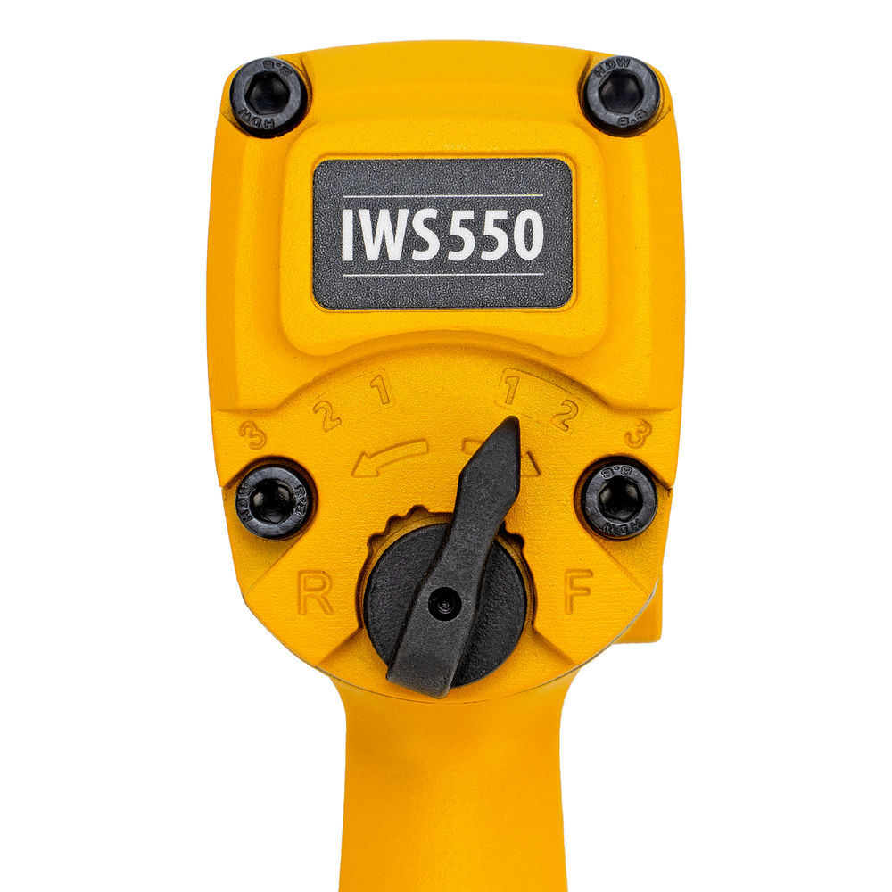 Ударный пневмогайковерт IWS550 Compact, 1/2, 8500 об/мин, 710 Нм Denzel (57470)