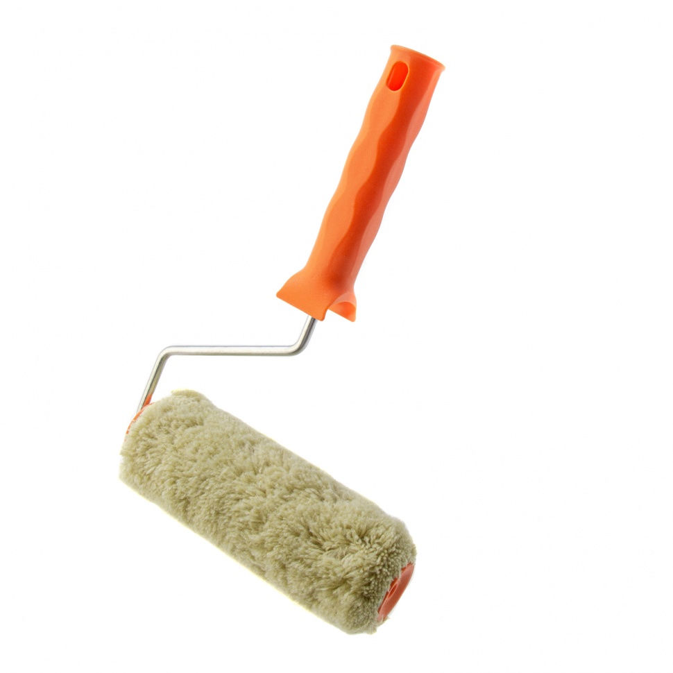 Валик Фасадные работы, 180 мм, ворс 18 мм, D 36 мм, D ручки - 6 мм, полиакрил,полиэстер Сибртех (80217)