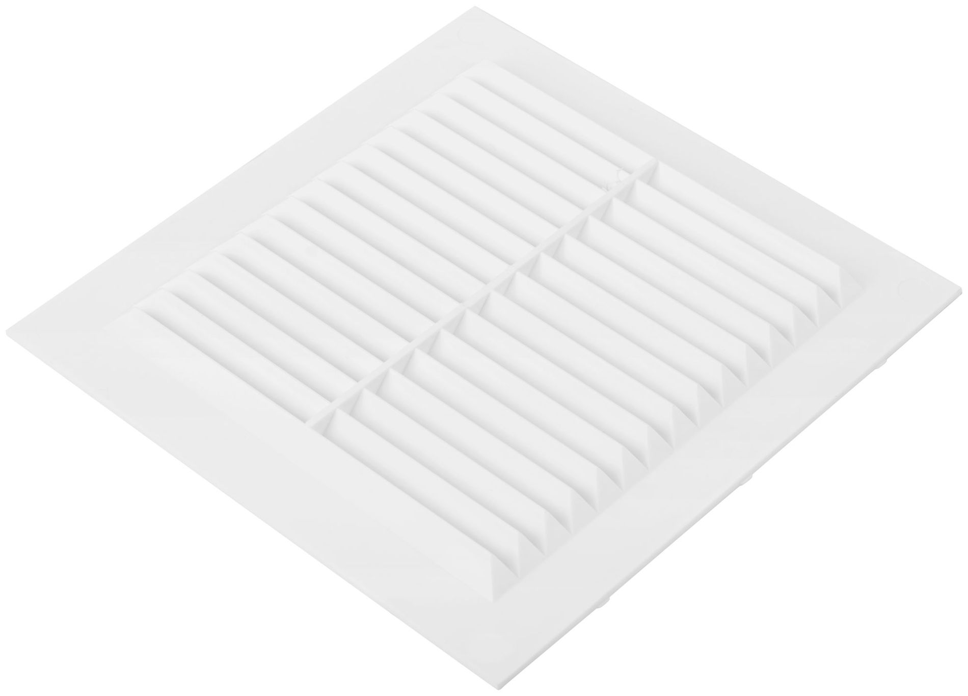 Вентиляционная решетка, пластиковая, 150 х 150 мм, с сеткой (75021)