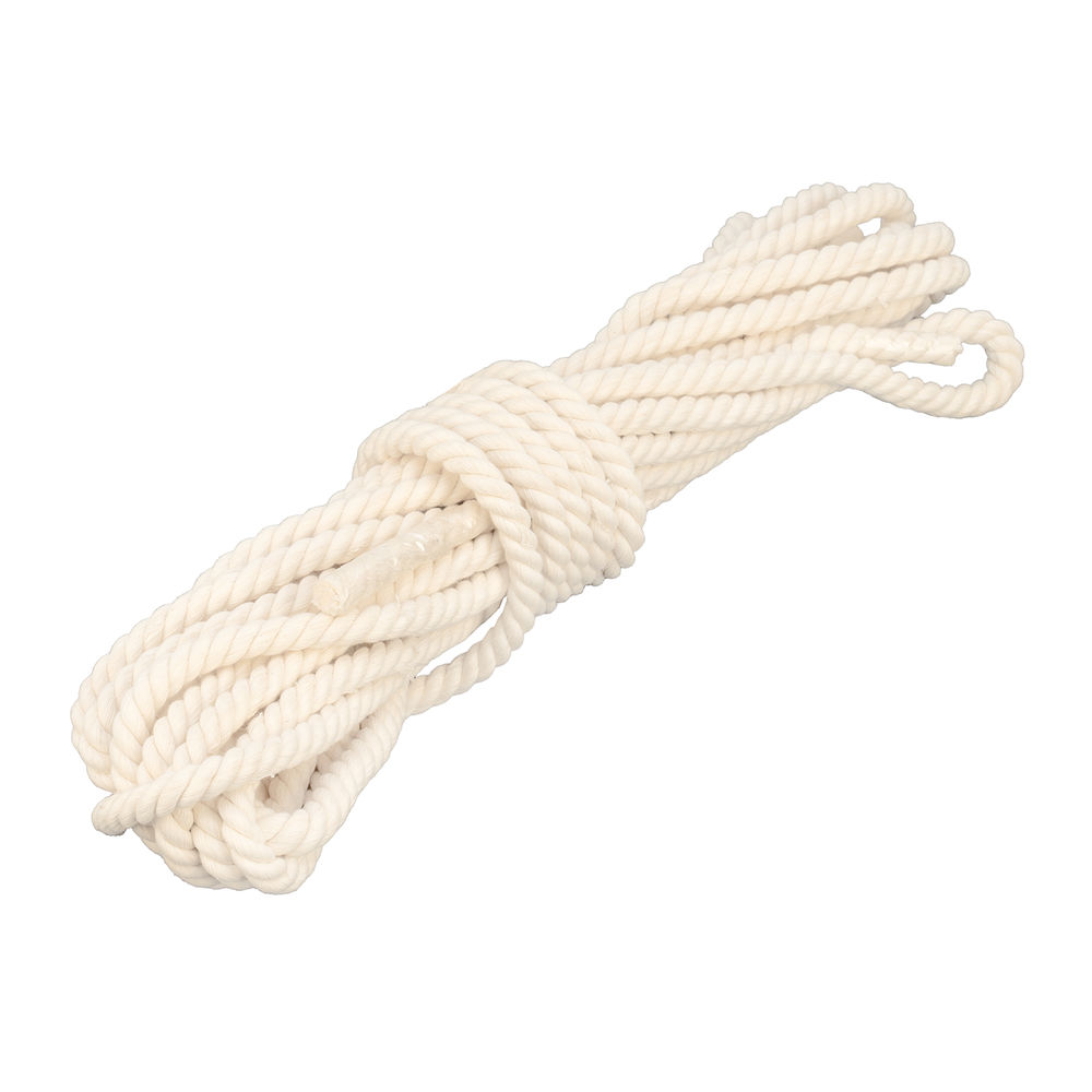 Веревка х/б, D 10 мм, L 11 м, крученая, 211 кгс Сибртех (94001)