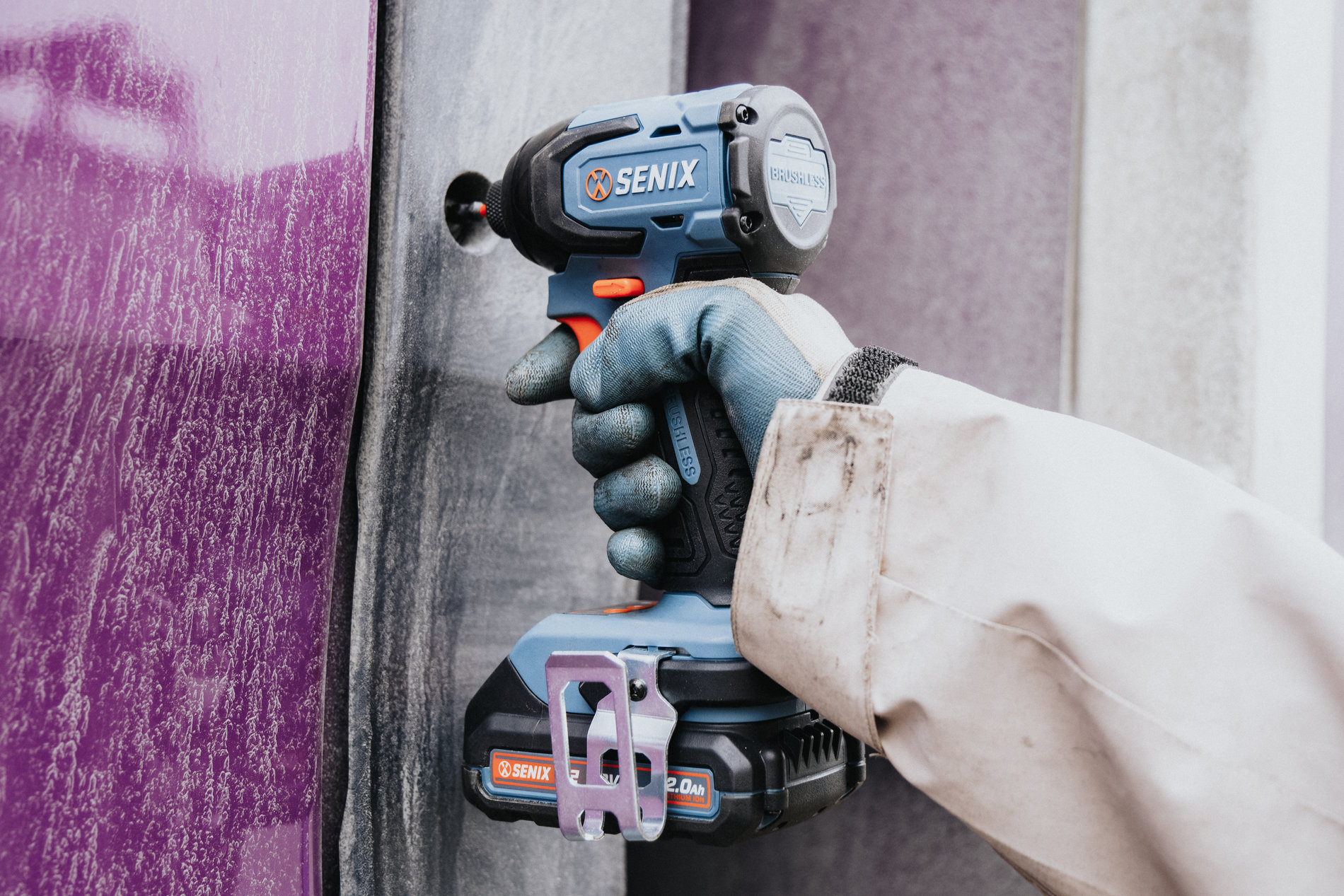 Импульсный шуруповерт, 180Нм, 1х4Ач, ЗУ, кейс X2 20В