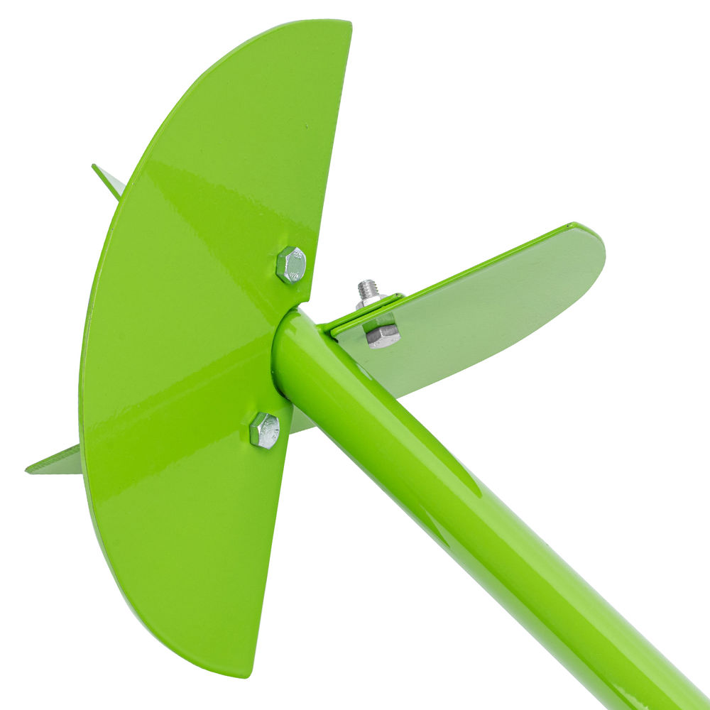 Бур лопастной со сменными ножами, 2110 мм, удлинитель, диаметр 150 мм, 200 мм, Сибртех (64399)