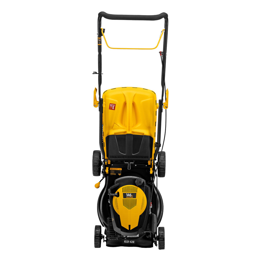 Газонокосилка бензиновая GLD-420, 146 см3, ширина 42 см, 40 л Denzel (58805)