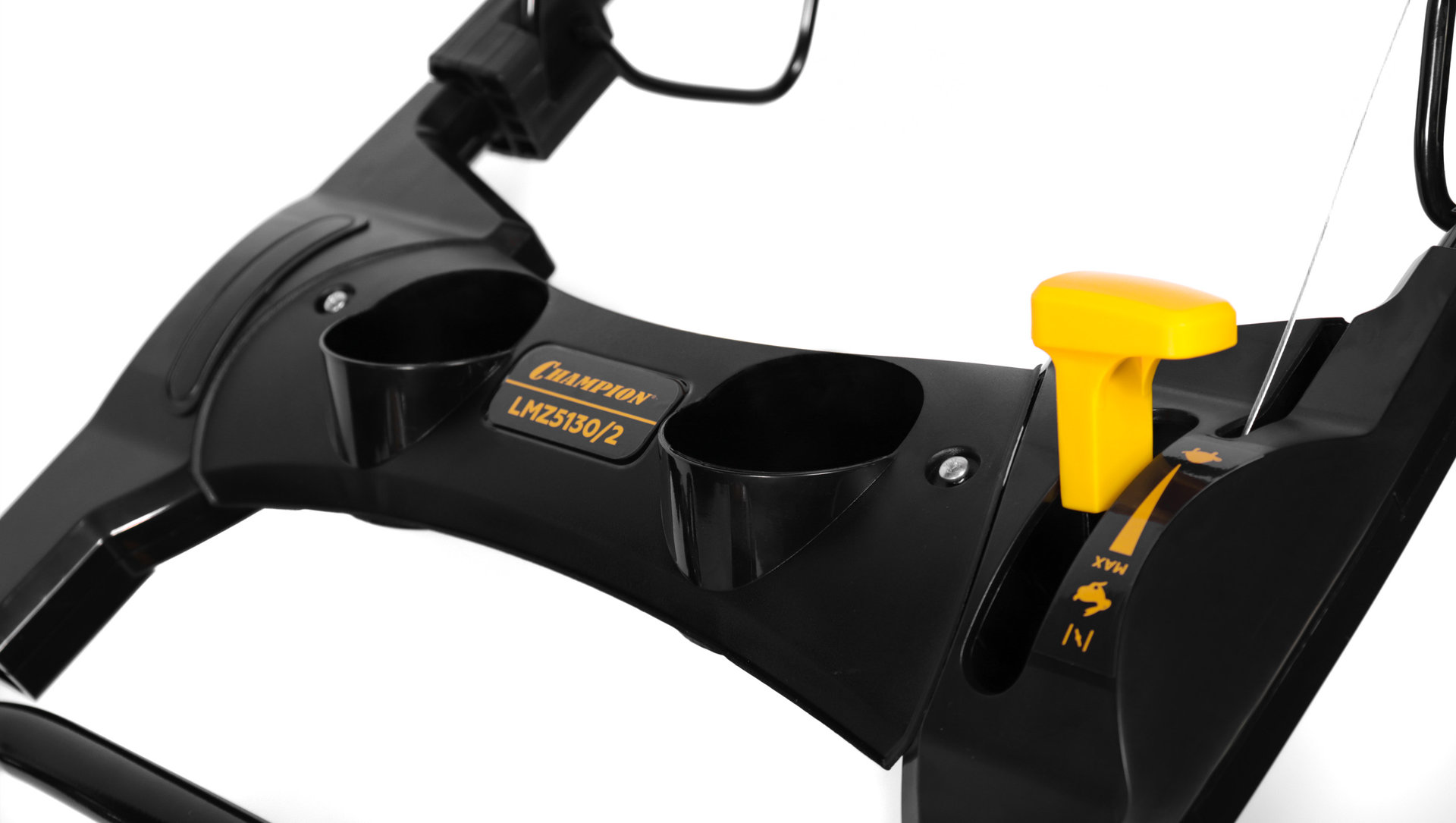 Газонокосилка CHAMPION LMZ5130/2 (3кВт привод508мм 65л 25-75мм 1рычаг/6, 38,5кг4в1 4колеса2разблок) (LMZ5130/2)